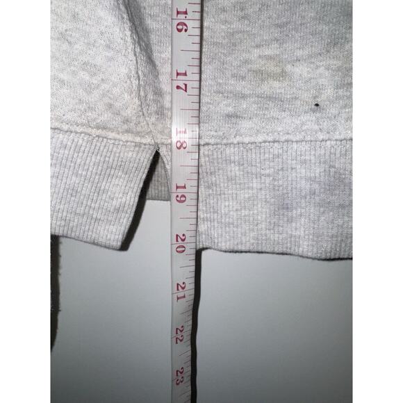 Madewell MWL Women Sweatshirt Size XXS Grey Cropped Hoodie Sweater - Picture 5 of 7